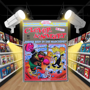 Clever & Smart Nr. 9 (Immer rein in die Maschine!) | Comic-Album | 3. Auflage mit Goldcover | Condor 1990